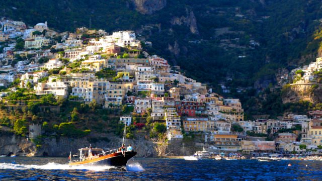 Positano, one of the crown jewels of the Amalfi Coast - We visit Positano by private boats. 